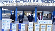 ΟΛΠ: Δωρεά υγειονομικού υλικού σε ΥΝΑΝΠ-Λιμενικό