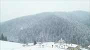 Έως και 30 εκατοστά χιόνι στα ορεινά των Τρικάλων