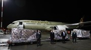Δωρεά 11 τόνων υγειονομικού υλικού από τα Ηνωμένα Αραβικά Εμιράτα