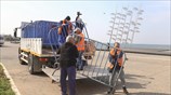 Στήνονται κιγκλιδώματα στη Θεσσαλονίκη