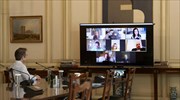 Τηλεδιάσκεψη Κ. Μητσοτάκη με τους ευρωβουλευτές της Ν.Δ.
