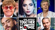 «One World: Together At Home»: Μοναδική συναυλία στη μάχη κατά της πανδημίας