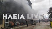 Φωτιά σε πολυκατάστημα οικιακών ειδών στη Βάρδα Ηλείας