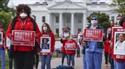 ΗΠΑ: Οι νοσηλευτές διεκδικούν