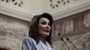 Γ. Αγγελοπούλου: Διασφαλισμένο από το Σύνταγμα ότι τα περιοριστικά μέτρα θα είναι προσωρινά