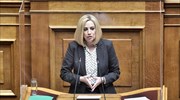 Φ. Γεννηματά: Λόγια χωρίς περιεχόμενο για τη ΝΔ «προστασία του περιβάλλοντος»-«πράσινη ανάπτυξη»