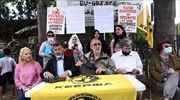 Διαμαρτυρία για την έξωση 9.000 προσφύγων από το πρόγραμμα Εστία