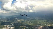 Ελληνικά F-16 συνόδευσαν αμερικανικά βομβαρδιστικά στο FIR Σκοπίων
