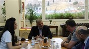 Με τον πρόεδρο των Ελλήνων Ρομά συναντήθηκε ο Γ. Πατούλης