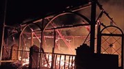 Μεγάλη η καταστροφή στο Μοναστήρι της Βαρνάκοβας από τη φωτιά