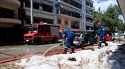 Προβλήματα και ζημιές από την έντονη χαλαζόπτωση στη Δράμα