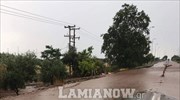 Φθιώτιδα: Προβλήματα στους δρόμους από το μπουρίνι