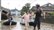 Ιαπωνία: Συνεχίζονται οι έρευνες των σωστικών συνεργείων μετά τις φονικές πλημμύρες