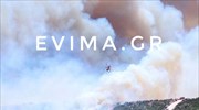 Πυρκαγιά στους Ραπταίους Καρύστου - Ενισχύονται οι δυνάμεις πυρόσβεσης