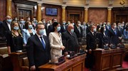 Σερβία: Ορκίστηκαν οι βουλευτές που εξελέγησαν στις εκλογές του Ιουνίου