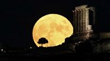 Η Αυγουστιάτικη πανσέληνος στο Σούνιο