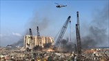 Εικόνα καταστροφής στο λιμάνι της Βηρυτού