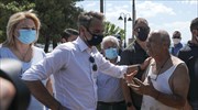 Στην Εύβοια ο Κ. Μητσοτάκης, επισκέπτεται τις πληγείσες περιοχές