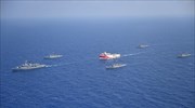 Παραμένει στην ελληνική υφαλοκρηπίδα το Oruc Reis- Η Τουρκία προκαλεί με χάρτη για έρευνες κοντά στην Κάπραθο