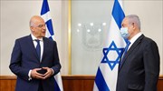 Ν. Δένδιας από Ισραήλ: Η παραβατικότητα της Τουρκίας αποτελεί κίνδυνο για την Αν. Μεσόγειο