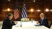 H μείωση των εντάσεων στην Ανατολική Μεσόγειο και οι διμερείς σχέσεις Ελλάδας - ΗΠΑ στο επίκεντρο της συνάντησης Πομπέο-Δένδια