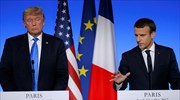 Γαλλία-ΗΠΑ: Τηλεφωνική επικοινωνία Μακρόν-Τραμπ για την ανατολική Μεσόγειο