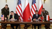 Ενισχυμένη αμυντική συνεργασία υπέγραψαν Πολωνία και ΗΠΑ