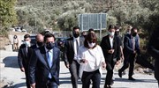 Λέσβος: Στη νέα υγειονομική δομή της Μόριας βρέθηκε η Πρόεδρος της Δημοκρατίας Κατερίνα Σακελλαροπούλου