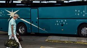 Φωτιά σε λεωφορείο που εκτελούσε το δρομολόγιο Ιωάννινα - Αθήνα