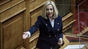 Φ. Γεννηματά: Ψηφίζουμε τη συμφωνία με την Αίγυπτο ως αναγκαστική επιλογή