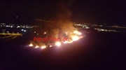 Σε ύφεση η πυρκαγιά στην Πάτρα