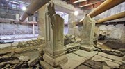 Λ. Μενδώνη για τα αρχαία στον σταθμό μετρό «Βενιζέλου»: «... λύση είναι η προσωρινή απόσπαση και επανατοποθέτηση»