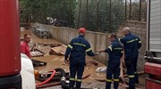 Αγρίνιο: Έντονες βροχοπτώσεις, πλημμύρισαν σπίτια και καταστήματα