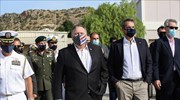 Στη βάση της Σούδας ο πρωθυπουργός με τον Μ. Πομπέο