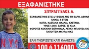 Xαμόγελο του Παιδιού: Αναζητείται 5χρονος που εξαφανίστηκε από την περιοχή της Βάρης