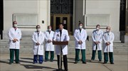 Τραμπ: «Είναι σε θέση να επιστρέψει σπίτι του» ανακοίνωσαν οι γιατροί