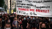 Αντιφασιστική πορεία στο κέντρο της Θεσσαλονίκης, με αφορμή τη δίκη της Χ.Α.