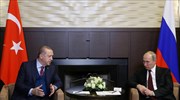 Τηλεφωνική επικοινωνία Ερντογάν - Πούτιν για λύση στο Ναγκόρνο Καραμπάχ