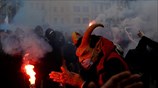 Αντικυβερνητική διαδήλωση στην Πράγα