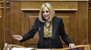 Φ. Γεννηματά: Η μομφή του ΚΙΝΑΛ είναι σε βάρος της κυβέρνησης Μητσοτάκη συνολικά