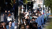 Θεσσαλονίκη: Εικόνες συνωστισμού έξω από το ναό του Αγίου Δημητρίου