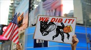 ΗΠΑ - Εκλογές: Χορεύει η πλευρά Μπάιντεν, στα όπλα οι οπαδοί του Τραμπ