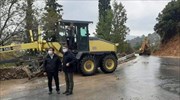 Λασίθι: Παραμένει κλειστός λόγω κατολισθήσεων ο δρόμος Ποταμιών-Οροπεδίου