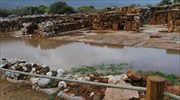 Πλημμύρισε ο αρχαιολογικός χώρος στα Μάλια