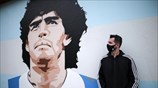 Γκράφιτι για τον Ντιέγκο στην Καλαμαριά