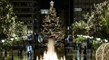 Χριστουγεννιάτικος στολισμός στην πλατείας Συντάγματος