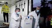 Greek govt: Goal is for 100K jabs with Pfizer-BioNtech vaccine until Jan. 20
