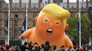 Στο Μουσείο του Λονδίνου το τεράστιο μπαλόνι που απεικονίζει τον Τραμπ μωρό