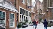 Ολλανδία: Ισχυρή χιονοθύελλα μετά από δέκα χρόνια