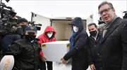 Η Σερβία παρέδωσε στη Βόρεια Μακεδονία τα πρώτα εμβόλια κατά του κορωνοϊού